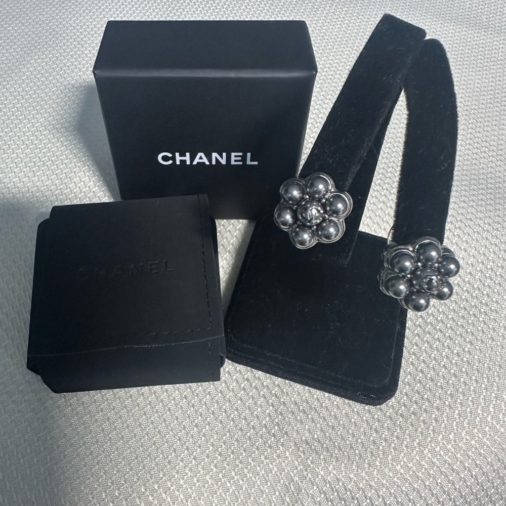 ***Sold***CHANEL Camellia Earrings